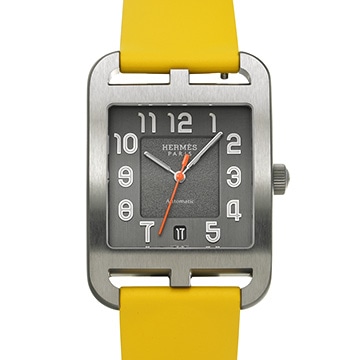 エルメス ケープコッド エクストララージ ジョーヌ・ドゥ・ナープル W408276WW ブラウン メンズ 時計 【新品】【wristwatch】