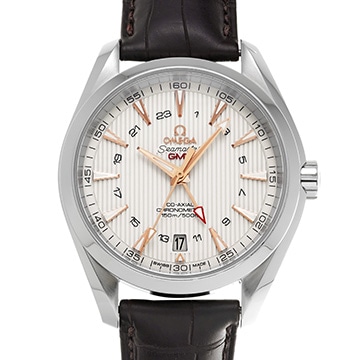 オメガ シーマスター アクアテラ コーアクシャル GMT 231.13.43.22.02.004 シルバー メンズ 時計 【中古】【wristwatch】