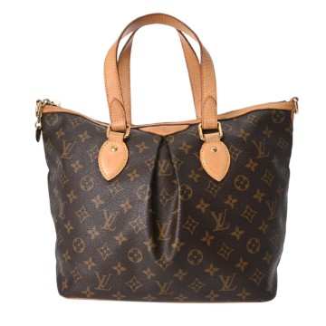 ルイ ヴィトン モノグラム パレルモ PM ブラウン M40145 モノグラムキャンバス レディース バッグ 【中古】【bag】