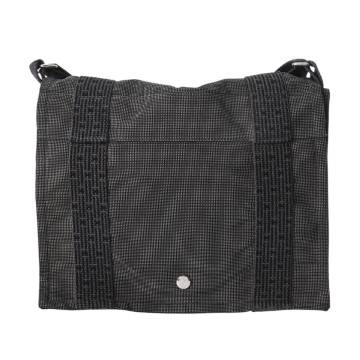 エルメス エールライン バザス PM グレー キャンバス ユニセックス バッグ 【中古】【bag】