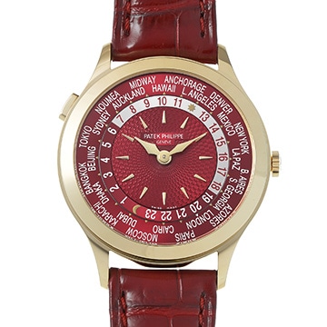 パテック フィリップ コンプリケーション ワールドタイム 7129J-001 レッド レディース 時計 【未使用】【wristwatch】