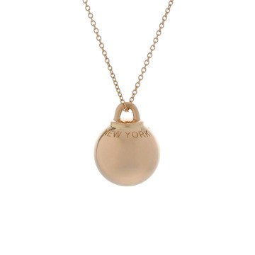 ティファニー ハードウェア ボール ネックレス ピンク K18ピンクゴールド PG レディース ジュエリー 【中古】【jewelry】