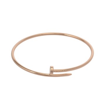 カルティエ ジュストアンクル ブレスレット SM #19 ピンク K18ピンクゴールド PG レディース ジュエリー 【中古】【jewelry】