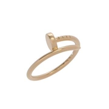 カルティエ ジュストアンクル リング SM #52 イエロー K18イエローゴールド YG レディース ジュエリー 【中古】【jewelry】
