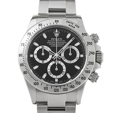 ロレックス コスモグラフ デイトナ 116520 ブラック メンズ 時計 【中古】【wristwatch】