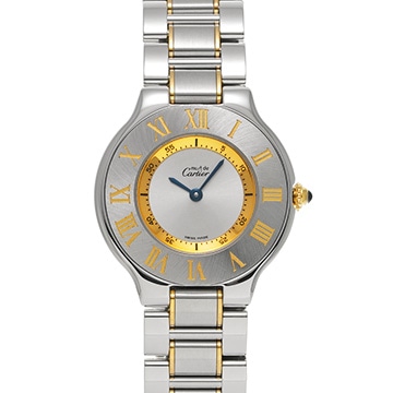 カルティエ マスト 21 ヴァンティアン W10072R6 シルバー メンズ 時計 【中古】【wristwatch】