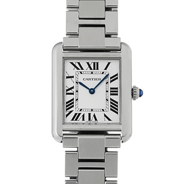カルティエ タンク ソロ SM W5200013 シルバー レディース 時計 【中古】【wristwatch】