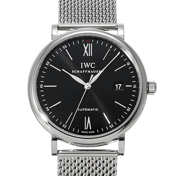 IWC ポートフィノ オートマティック IW356506 ブラック メンズ 時計 【中古】【wristwatch】