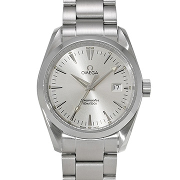 オメガ シーマスター アクアテラ クォーツ 2518.30 シルバー メンズ 時計 【中古】【wristwatch】