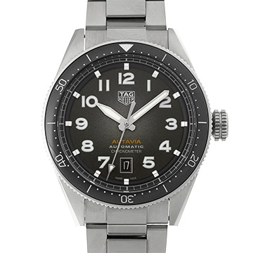タグ ホイヤー オータヴィア キャリバー5 クロノメーター WBE5114.EB0173 ブラック メンズ 時計 【未使用】【wristwatch】