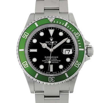 ロレックス サブマリーナ デイト ビッグスイス ファット４ 16610LV ブラック メンズ 時計 【中古】【wristwatch】