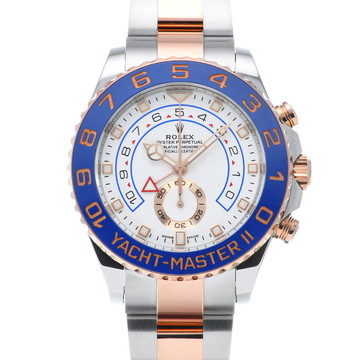 ロレックス ヨットマスターII 116681 ホワイト メンズ 時計 【中古】【wristwatch】
