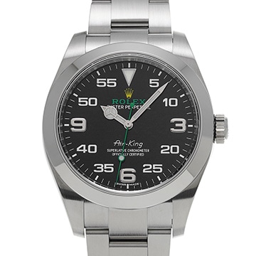 ロレックス エアキング 116900 ブラック メンズ 時計 【中古】【wristwatch】
