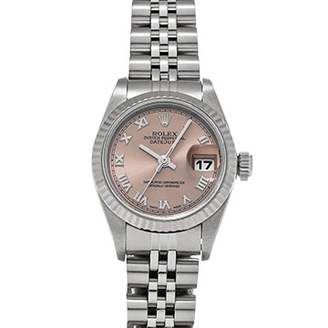 ロレックス デイトジャスト 79174 ピンク レディース 時計 【中古】【wristwatch】