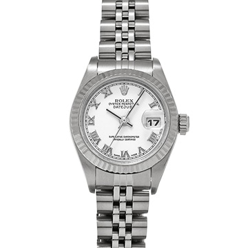 ロレックス デイトジャスト 79174 ホワイト レディース 時計 【中古】【wristwatch】