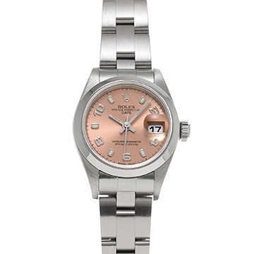 ロレックス オイスター パーペチュアル デイト 79160 ピンク レディース 時計 【中古】【wristwatch】