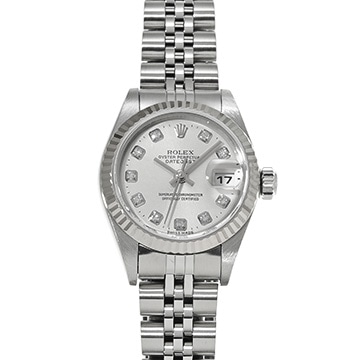 ロレックス デイトジャスト 79174G シルバー/ダイヤモンド レディース 時計 【中古】【wristwatch】