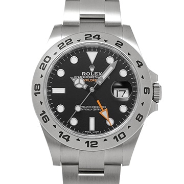 ロレックス エクスプローラーII 216570 ブラック メンズ 時計 【中古】【wristwatch】