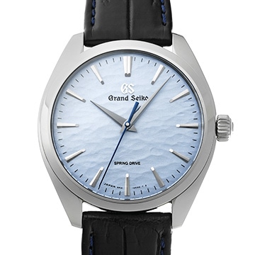 グランドセイコー エレガンスコレクション スプリングドライブ 御神渡り SBGY007 ブルー メンズ 時計 【中古】【wristwatch】