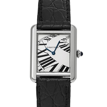 カルティエ タンクソロ SM W5200018 シルバー レディース 時計 【中古】【wristwatch】