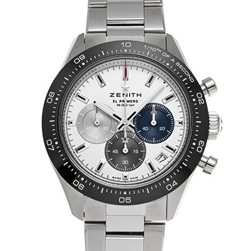 ゼニス クロノマスター スポーツ エル・プリメロ 03.3100.3600/69.M3100 ホワイト メンズ 時計 【中古】【wristwatch】