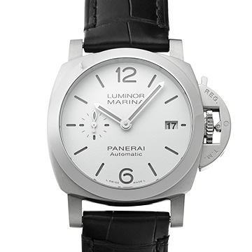 パネライ ルミノール クアランタ PAM01371 ホワイト メンズ 時計 【中古】【wristwatch】