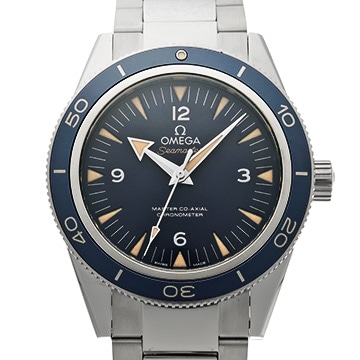 オメガ シーマスター 300 マスターコーアクシャル 233.90.41.21.03.001 ブルー メンズ 時計 【中古】【wristwatch】