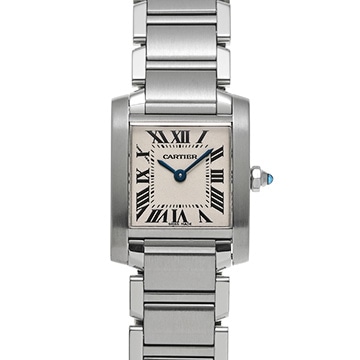 カルティエ タンクフランセーズ SM　 W51008Q3 シルバー レディース 時計 【中古】【wristwatch】