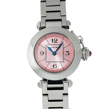 カルティエ ミスパシャ W3140008 ピンク レディース 時計 【中古】【wristwatch】