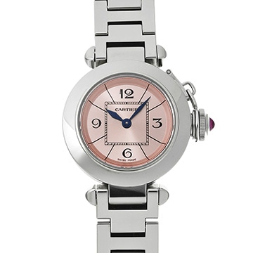 カルティエ ミスパシャ W3140008 ピンク レディース 時計 【中古】【wristwatch】
