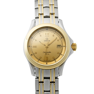 オメガ シーマスター 120M クォーツ 2371.10 シャンパン レディース 時計 【中古】【wristwatch】