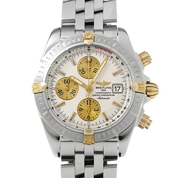 ブライトリング クロノマット エボリューション B156G70PA シルバー/シャンパン メンズ 時計 【中古】【wristwatch】