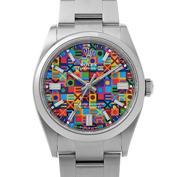 ロレックス オイスターパーペチュアル 36 126000 ジュビリーモチーフ メンズ 時計 【中古】【wristwatch】