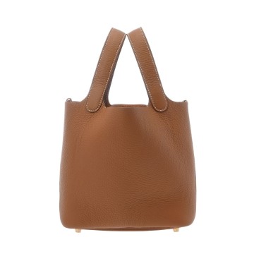 エルメス ピコタンロック PM ブラウン トリヨンクレマンス レディース バッグ 【新品】【bag】