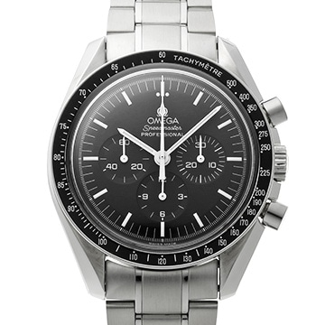 オメガ スピードマスター ムーンウォッチ プロフェッショナル アポロ11号 30th 3560.50 ブラック メンズ 時計 【中古】【wristwatch】