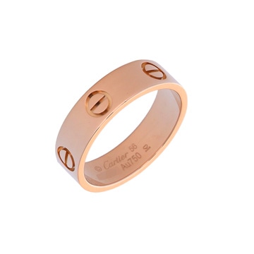 カルティエ ラブリング #56 ピンク K18ピンクゴールド PG レディース ジュエリー 【中古】【jewelry】