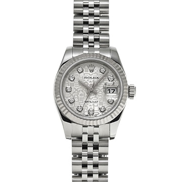ロレックス デイトジャスト 179174G シルバーコンピュータ/ダイヤモンド レディース 時計 【中古】【wristwatch】
