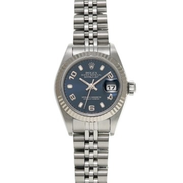 ロレックス デイトジャスト 79174 ブルー レディース 時計 【中古】【wristwatch】