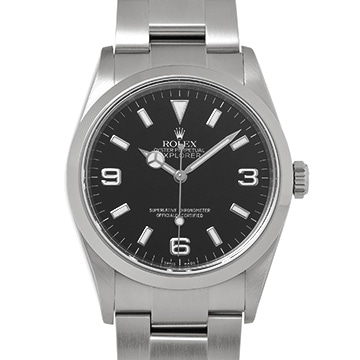ロレックス エクスプローラー 114270 ブラック メンズ 時計 【中古】【wristwatch】