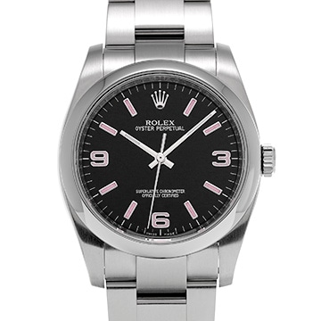 ロレックス オイスターパーペチュアル 116000 ブラック メンズ 時計 【中古】【wristwatch】