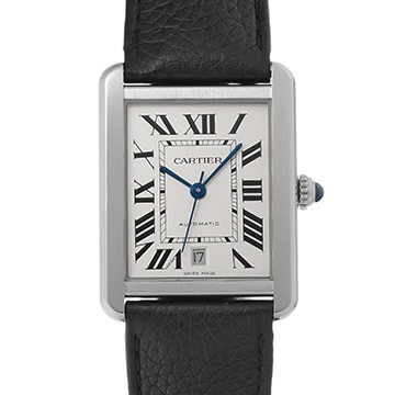 カルティエ タンクソロ XL WSTA0029 シルバー メンズ 時計 【中古】【wristwatch】