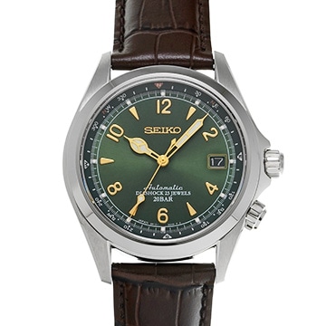 セイコー メカニカル アルピニスト SARB017 グリーン メンズ 時計 【中古】【wristwatch】