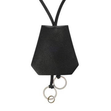 エルメス クロシェットネックレス ブラック ブッフルガラ レディース ジュエリー 【中古】【jewelry】