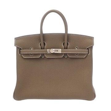 エルメス バーキン 25 エトゥープ トゴ レディース バッグ 【新品】【bag】