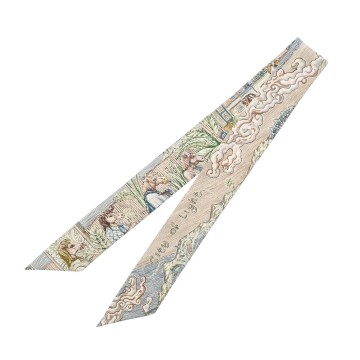 エルメス ツイリー CITY OF LIGHT マルチカラー シルク100％ レディース 【新品】【other】