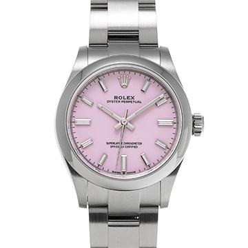ロレックス オイスターパーペチュアル 31 277200 キャンディピンク ユニセックス 時計 【中古】【wristwatch】