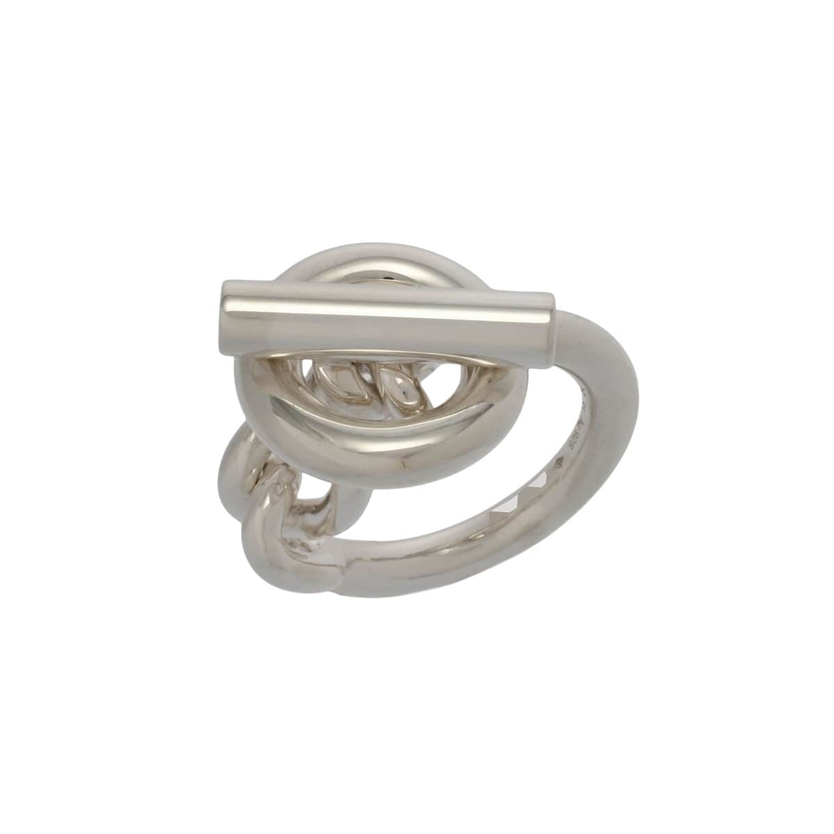 エルメス クロワゼット リング GM #53 シルバー シルバー925 レディース ジュエリー 【中古】【jewelry】