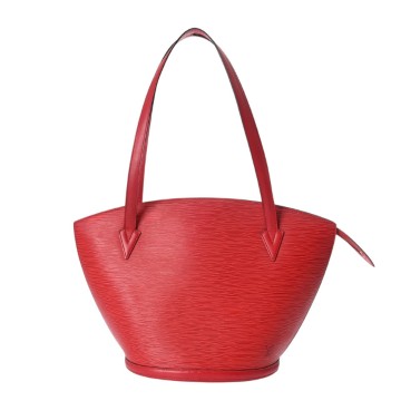 ルイ ヴィトン エピ サンジャックショッピング カスティリアンレッド M52267 エピレザー レディース バッグ 【中古】【bag】