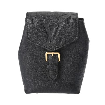 ルイ ヴィトン モノグラムアンプラント タイニー バックパック ノワール M80596 レザー レディース バッグ 【中古】【bag】