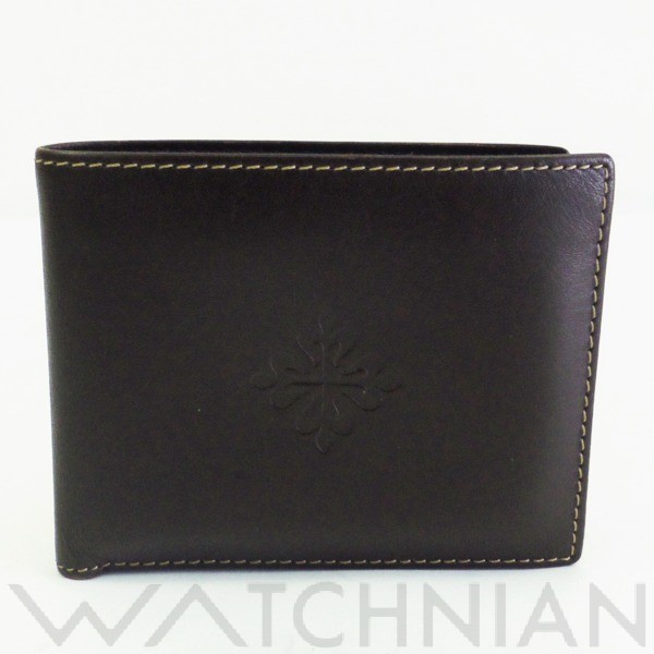 PATEK PHILIPPE ブラウンレザー 二つ折り財布 PATEK PHILIPPE パテック・フィリップ 二つ折り財布 ノベルティ 配布品